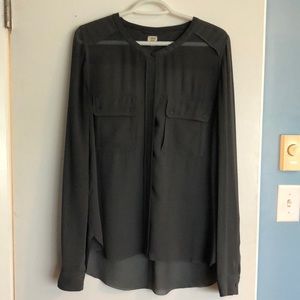 Aritzia Wilfred silk blouse